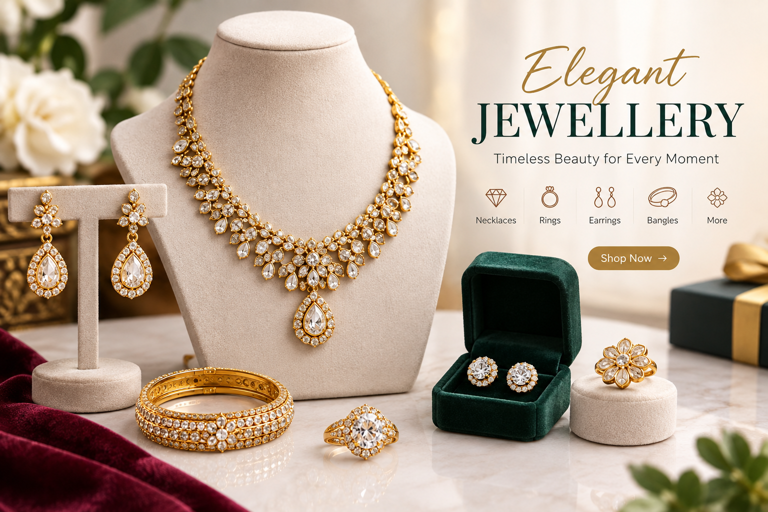 Bridal Necklece- - Image 5
